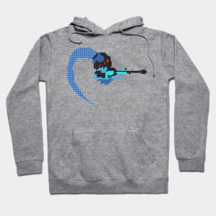 overwatch widowmaker pixel spray/art :) Hoodie